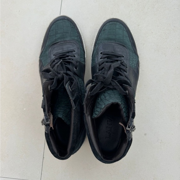 Lanvin Multi-Color Leather High Tops in good condition - Picture 3 of 9